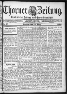 Thorner Zeitung 1904, Nr. 75 + Beilage