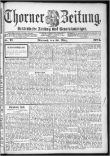 Thorner Zeitung 1904, Nr. 76 + Beilage