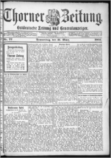 Thorner Zeitung 1904, Nr. 77 + Beilage