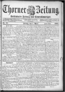 Thorner Zeitung 1904, Nr. 78 Zweites Blatt