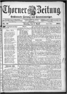 Thorner Zeitung 1904, Nr. 79 Erstes Blatt