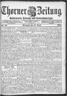 Thorner Zeitung 1904, Nr. 86 + Beilage