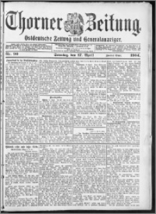 Thorner Zeitung 1904, Nr. 90 Zweites Blatt