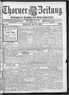 Thorner Zeitung 1904, Nr. 95 + Beilage