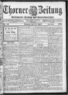Thorner Zeitung 1904, Nr. 96 Erstes Blatt