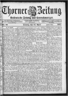 Thorner Zeitung 1904, Nr. 96 Zweites Blatt