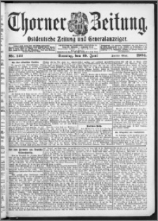 Thorner Zeitung 1904, Nr. 142 Zweites Blatt