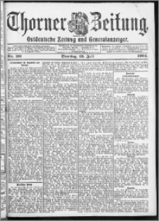 Thorner Zeitung 1904, Nr. 161 + Beilage