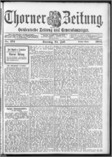 Thorner Zeitung 1904, Nr. 172 Erstes Blatt
