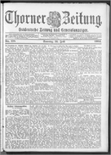Thorner Zeitung 1904, Nr. 178 Erstes Blatt