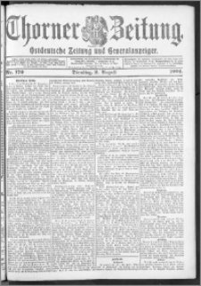 Thorner Zeitung 1904, Nr. 179 + Beilage
