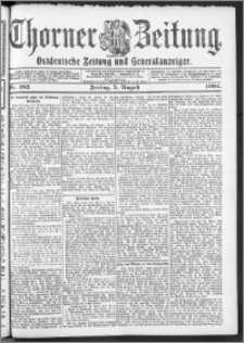 Thorner Zeitung 1904, Nr. 182 + Beilage