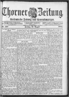 Thorner Zeitung 1904, Nr. 188 + Beilage