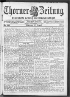 Thorner Zeitung 1904, Nr. 192 + Beilage