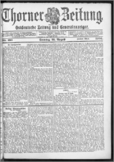 Thorner Zeitung 1904, Nr. 196 Zweites Blatt