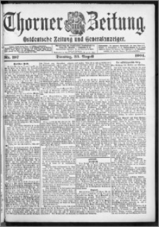 Thorner Zeitung 1904, Nr. 197 + Beilage