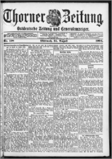 Thorner Zeitung 1904, Nr. 198 + Beilage