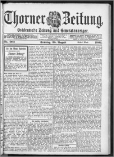 Thorner Zeitung 1904, Nr. 202 Erstes Blatt
