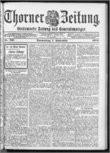Thorner Zeitung 1904, Nr. 205 + Beilage