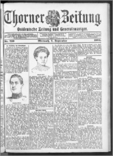 Thorner Zeitung 1904, Nr. 210 + Beilage