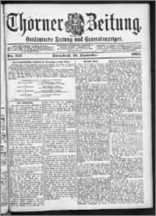 Thorner Zeitung 1904, Nr. 213 + Beilage