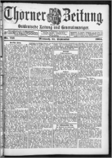 Thorner Zeitung 1904, Nr. 216 + Beilage