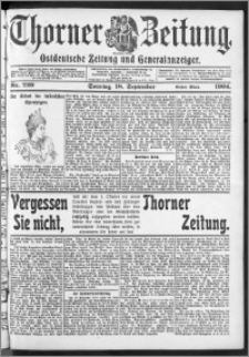 Thorner Zeitung 1904, Nr. 220 Erstes Blatt