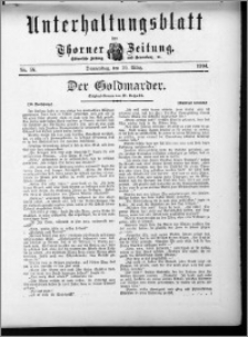 Unterhaltungsblatt der Thorner Zeitung 1904, Nr. 59