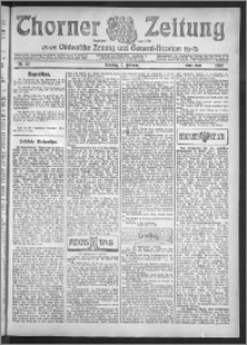 Thorner Zeitung 1909, Nr. 32 Erstes Blatt