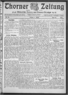 Thorner Zeitung 1909, Nr. 190 Erstes Blatt + Beilage