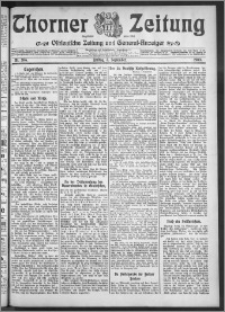 Thorner Zeitung 1909, Nr. 206 + Beilage
