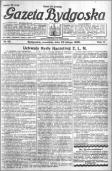 Gazeta Bydgoska 1926.02.25 R.5 nr 45