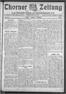 Thorner Zeitung 1909, Nr. 262 Erstes Blatt