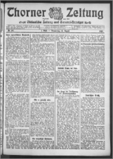 Thorner Zeitung 1910, Nr. 192 1 Blatt