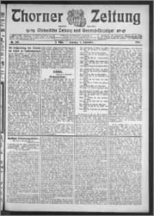 Thorner Zeitung 1910, Nr. 207 2 Blatt