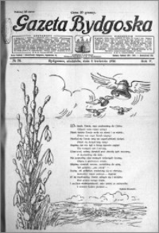 Gazeta Bydgoska 1926.04.04 R.5 nr 78