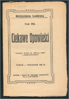 Ciekawe Opowieści T. 8 (wrzesień 1931)