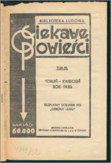 Ciekawe Opowieści T. 9 (kwiecień 1932)