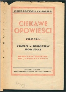 Ciekawe Opowieści T. 12 (kwiecień 1933)