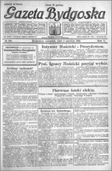 Gazeta Bydgoska 1926.06.03 R.5 nr 125