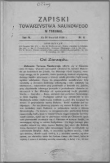 Zapiski Towarzystwa Naukowego w Toruniu, T. 4 nr 8, (1918)