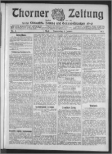 Thorner Zeitung 1911, Nr. 4 1 Blatt
