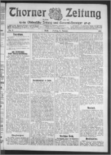 Thorner Zeitung 1911, Nr. 5 1 Blatt