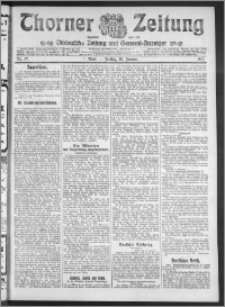 Thorner Zeitung 1911, Nr. 17 1 Blatt