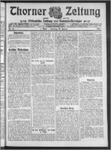 Thorner Zeitung 1911, Nr. 25 1 Blatt