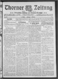 Thorner Zeitung 1911, Nr. 29 1 Blatt
