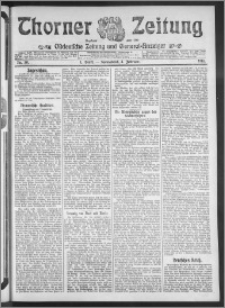 Thorner Zeitung 1911, Nr. 30 1 Blatt