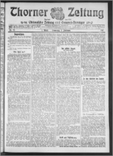 Thorner Zeitung 1911, Nr. 32 1 Blatt
