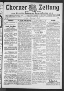 Thorner Zeitung 1911, Nr. 86 1 Blatt