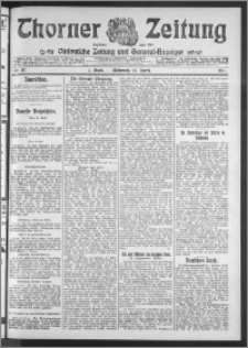Thorner Zeitung 1911, Nr. 87 1 Blatt